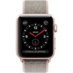 Apple Watch Series 3 GPS + Cellular Smartwatch (Pink Strap, 42mm)