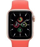 Apple Watch SE GPS Smartwatch (Black Strap, 44mm)